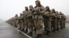 Armenia - Armenian army soldiers are lined up at a military base in Tavush province, 2Dec2016.