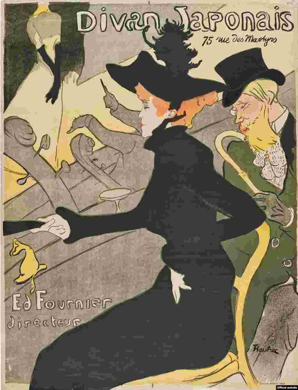 Henri de Toulouse-Lautrec (1864&ndash;1901) Divan jalonnez, 1892/93