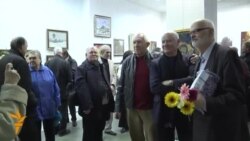 Адкрыцьцё выставы Аляксея Марачкіна