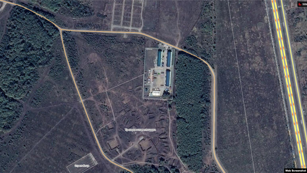 База ЧВК "Вагнера" на Google Maps (скриншот)