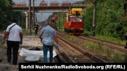 Станція «Квітнева», де внаслідок російського ракетного удару загинули вісім людей, Київська область, 5 серпня 2026 року