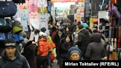 Kyrgyzstan - Dordoi-Central Asia's largest wholesale market on the outskirts of Bishkek. Dordoi bazaar, 23Jan2013