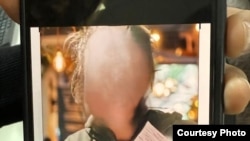 Орус армиясы менен келишим түздү делген кыздын сүрөтү.