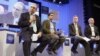 Switzerland -- Muhtar Kent President of Coca-Cola Company USA (L) addresses a panel session on the opening day of the Annual Meeting of the World Economic Forum WEF in Davos, 24Jan2007