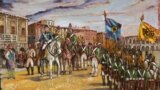 Встреча Суворова в Вероне 14 апреля 1799. Худ. Марио-Эмилио Феррари