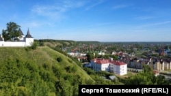 Тобольск. Вид на кремль и "нижний город"