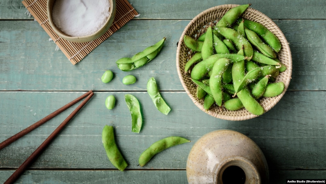 سویای سبز بخارپز، یک خوراکی محبوب ژاپنی