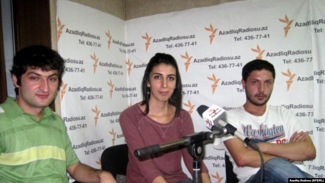 Üzeyir Məmmədli,Aygül Pəncəliyeva və Etibar Salmanlı