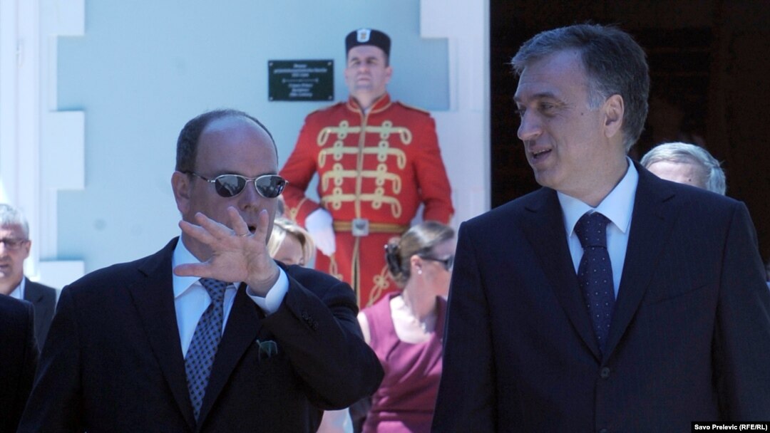 Princ Albert od Monaka sa Vujanovićem na Cetinju