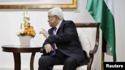 Палестинский лидер Махмуд Аббас. Рамалла, 21 марта 2013 года.