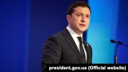 Президент Володимир Зеленський відкрив з’їзд послів України «Дипломатія 30. Стратегія сильної держави» в Гуті 21 грудня