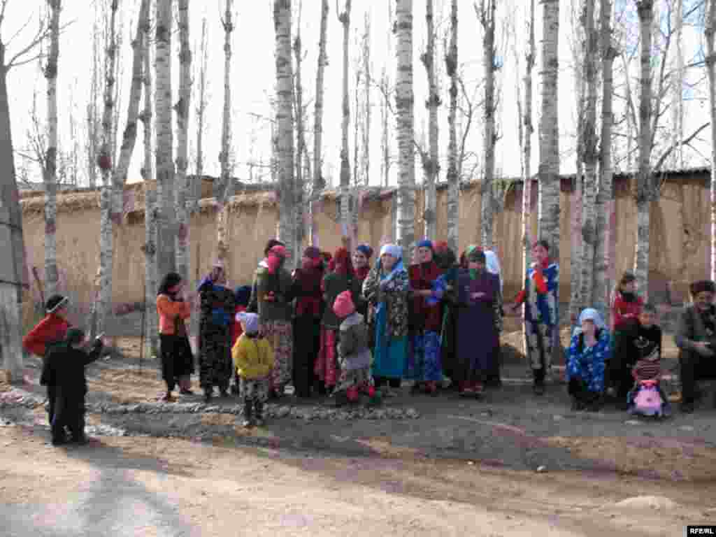 Inhabitants of one of villages in Kulob region, Tajikistan, 18March2008