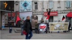 Митинг антифашистов в Иркутске