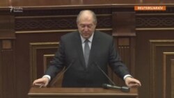 Ermənistan prezidenti istefa verdi