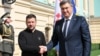 Президент України Володимир Зеленський і премʼєр-міністр Хорватії Андрей Пленкович у Києві, архівне фото