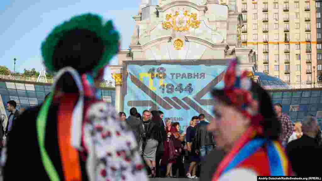 Під час заходів з нагоди Дня пам&#39;яті жертв геноциду кримськотатарського народу на майдані Незалежності у Києві, 18 травня 2017 року ДЕПОРТАЦІЯ КРИМСЬКИХ ТАТАР