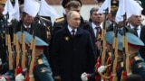 Russian President Vladimir Putin during the 79th anniversary of the victory over Nazi Germany in World War Two, in central Moscow on May 9, 2024