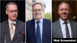 გერმანიის, საფრანგეთისა და ბრიტანეთის ელჩები