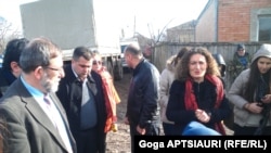 ევროკავშირის, გაეროს ლტოლვილთა უმაღლესი კომისარიატისა და ლტოლვილთა სამინისტროს წარმომადგენლები სოფელ ღოღეთში