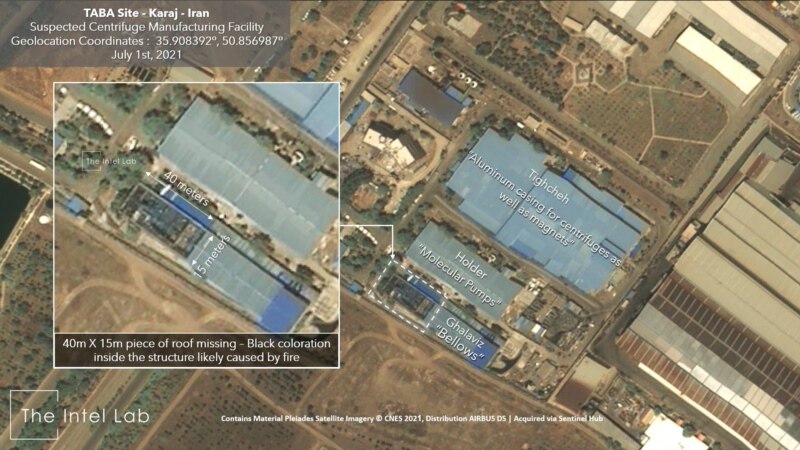  موسسه اسرائیلی تصاویر ماهواره‌ای از «خسارت وارده» به تاسیسات اتمی کرج منتشر کرد