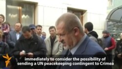 Crimean Tatar Leader Calls For UN Peacekeeping Mission