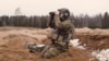A soldier on a training exercise in a screenshot from a video by Estonian defense start-up Wayren.
