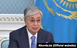 Kazakh President Qasym-Zhomart Toqaev (file photo)