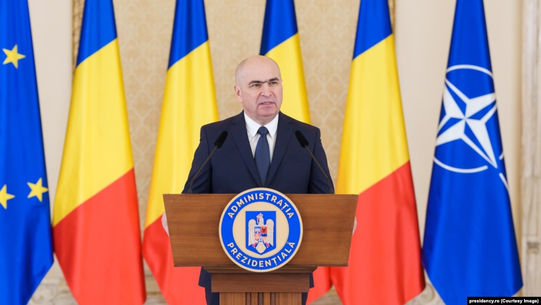 Președintele interimar al României, Ilie Bolojan.