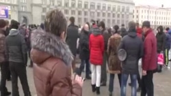 Мітынг прадпрымальнікаў на Кастрычніцкай плошчы