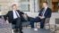 Premijeri Hrvatske i Crne Gore, Andrej Plenković i Milojko Spajić, tokom skupa u Bledu u Sloveniji, 1. septembar 2025.