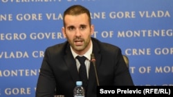 Milojko Spajić, lider pokreta Evropa Sad, koji je najavio da će se kandidovati na predsjedničkim izborima 19. marta. Podgorica 1. februar 2021.