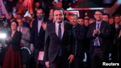 Kosovar Prime Minister Albin Kurti Albin Kurti attends an electoral rally in Mitrovica, Kosovo, on January 12.