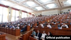 Жогорку Кеңештин жыйындар залы.