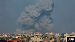 Գազայի հատված - Իսրայելական բանակը ռմբակոծում է Խան Յունիս քաղաքը, 19-ը հունվարի, 2024թ.