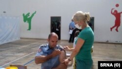 Vakcinacija policijskih snaga u Istočnom Sarajevu 29. jul 2021.