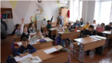 Moldova, Students at the school in Dorotcaia