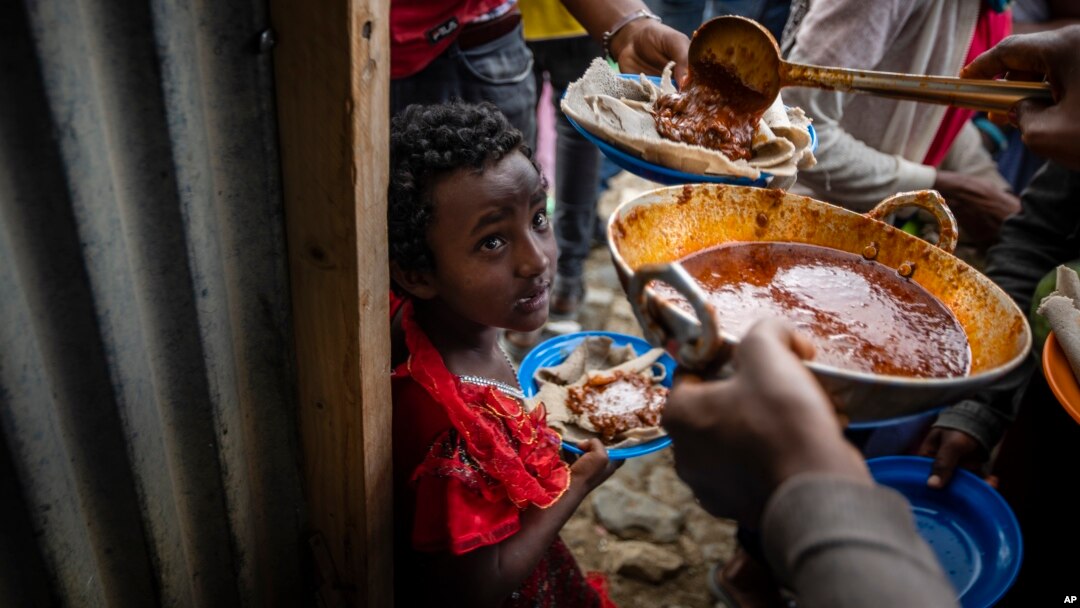 Foametea din regiunea Tigray/Etiopia ar afecta în jur de 140.000 de copii, susține UNICEF. 
