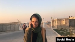 Iranian student activist Bahareh Hedayat was released from the notorious Qarchak Prison on February 18. Photo from social media. 