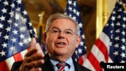 Senatorul democrat Robert Menendez, președintele Comisiei pentru Afaceri Externe, Washington (foto arhivă).