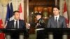 Emmanuel Macron i Justin Trudeau u Otavi 