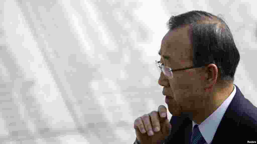 Ban Ki-moon, Srebrenica, 26. juli 2012. Foto: Reuters / Dado Ruvić