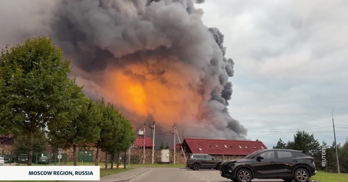 Massive Overnight Ukrainian Drone Strikes Target Moscow Region