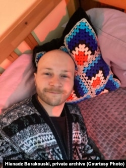 Генадзь Буракоўскі пасьля апэрацыі