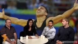 Призеры мирового первенства по борьбе в студии Азатутюн ТВ