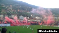 Incident në një ndeshje futbolli të ekipit "Shkëndija", në Maqedoni.