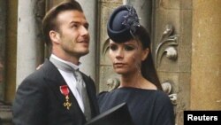 David Beckham və həyat yoldaşı Victoria