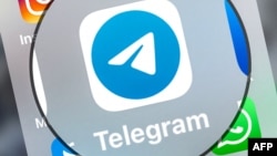 Сымбаль мэсэнджара Telegram. Ілюстрацыйнае фота