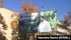 Publicitate electorală pentru Ilan Șor la Orhei