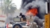 U.S. troops targeted by a roadside bomb in Baghdad last month
