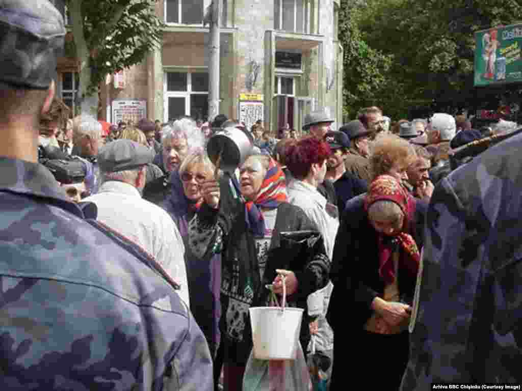 Proteste la Chişinău, 7 septembrie 2000